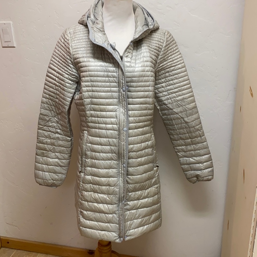 Patagonia Long Down coat Silver Large